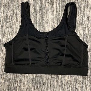 Black fabletics sports bra
